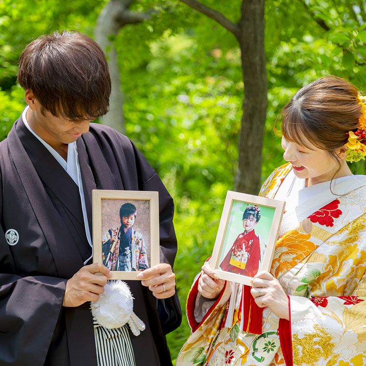 臨江閣和装前撮りロケーションフォト写真だ結婚式