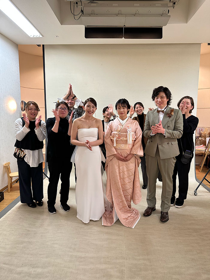 群馬県結婚式スタジオ写真レタッチ美肌修正